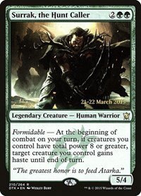 Surrak, the Hunt Caller - Foil Surrak The Hunt Caller