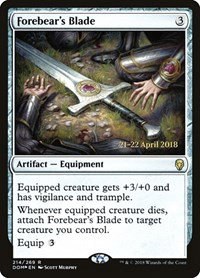 Forebear's Blade - Foil Forebear S Blade