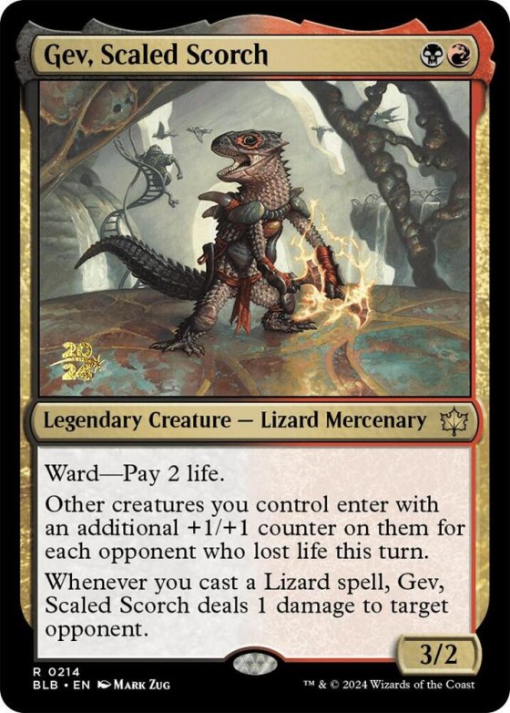 Gev, Scaled Scorch - Foil Gev Scaled Scorch
