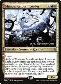 Munda, Ambush Leader - Foil Munda Ambush Leader