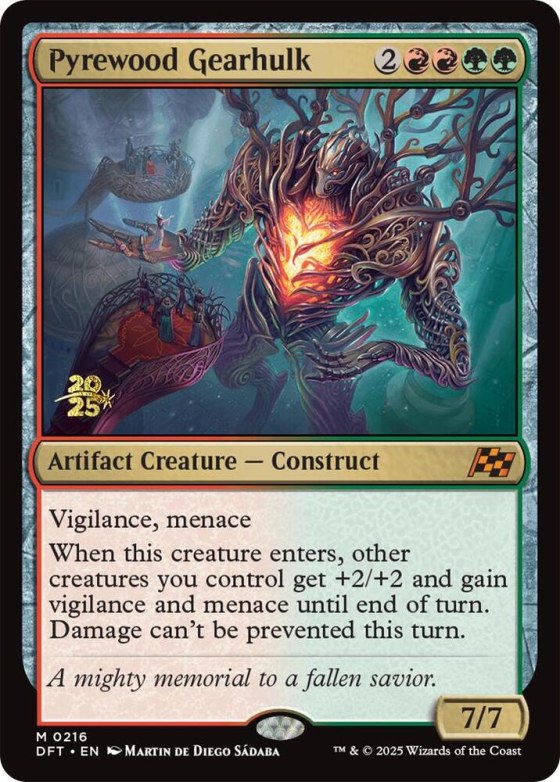Pyrewood Gearhulk - Foil Pyrewood Gearhulk