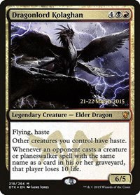 Dragonlord Kolaghan - Foil Dragonlord Kolaghan