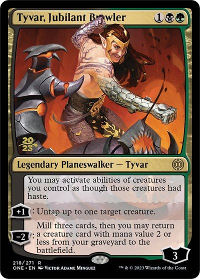 Tyvar, Jubilant Brawler - Foil Tyvar Jubilant Brawler
