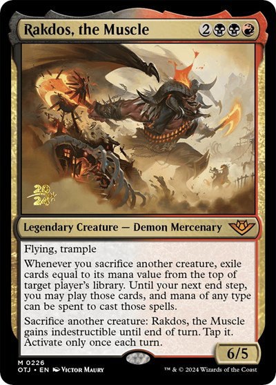 Rakdos, the Muscle - Foil Rakdos The Muscle