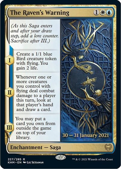 The Raven's Warning - Foil The Raven S Warning