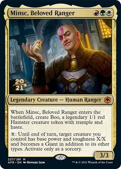 Minsc, Beloved Ranger - Foil Minsc Beloved Ranger