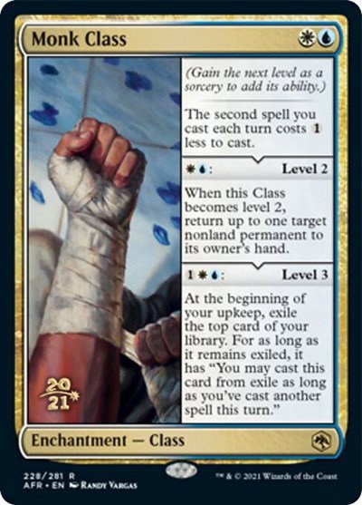 Monk Class - Foil Monk Class