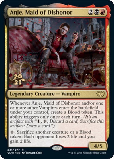 Anje, Maid of Dishonor - Foil Anje Maid Of Dishonor
