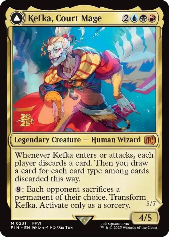 Kefka, Court Mage - Foil Kefka Court Mage