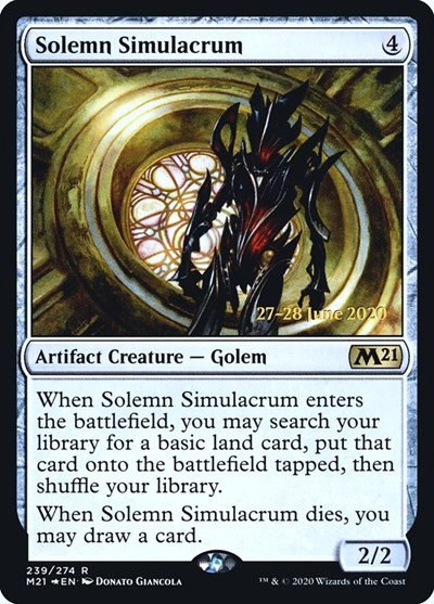 Solemn Simulacrum - Foil Solemn Simulacrum