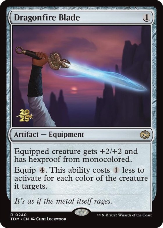 Dragonfire Blade - Foil Dragonfire Blade