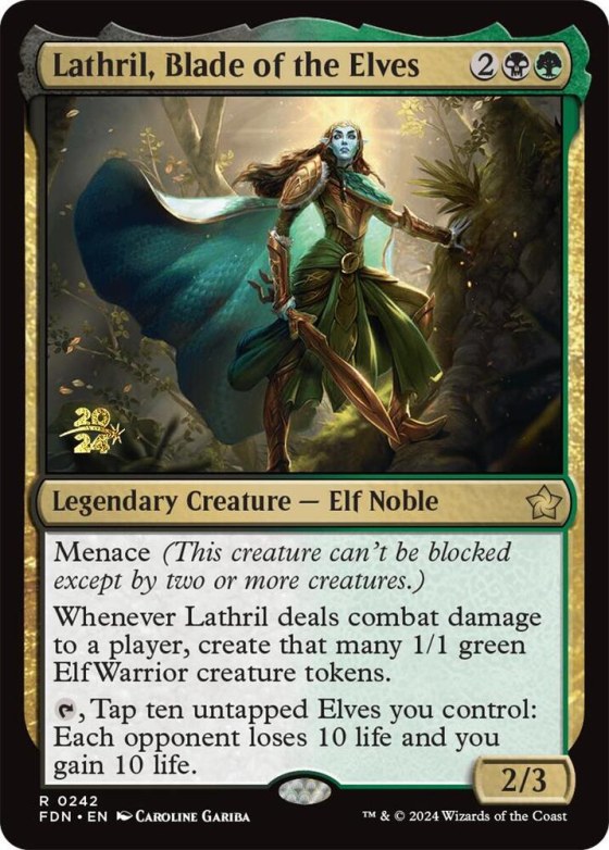 Lathril, Blade of the Elves - Foil Lathril Blade Of The Elve
