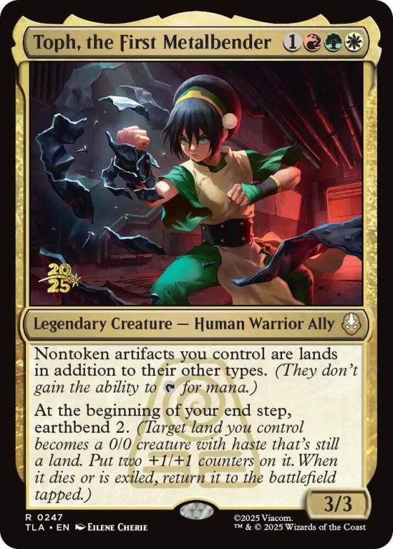 Toph, the First Metalbender - Foil Toph The First Metalbende