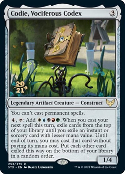 Codie, Vociferous Codex - Foil Codie Vociferous Codex