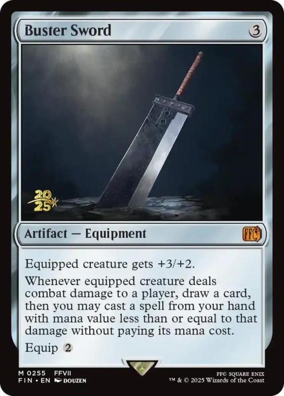 Buster Sword - Foil Buster Sword