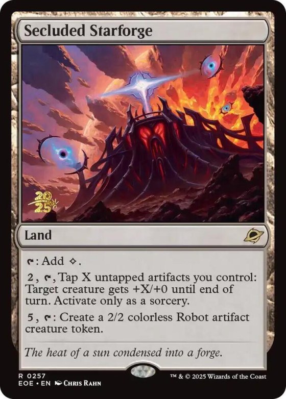 Secluded Starforge - Foil Secluded Starforge