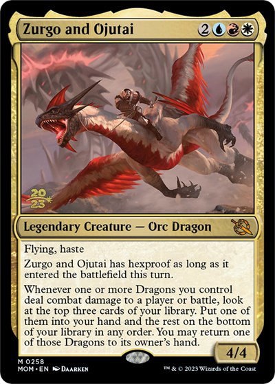 Zurgo and Ojutai - Foil Zurgo And Ojutai