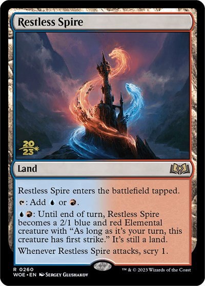 Restless Spire - Foil Restless Spire