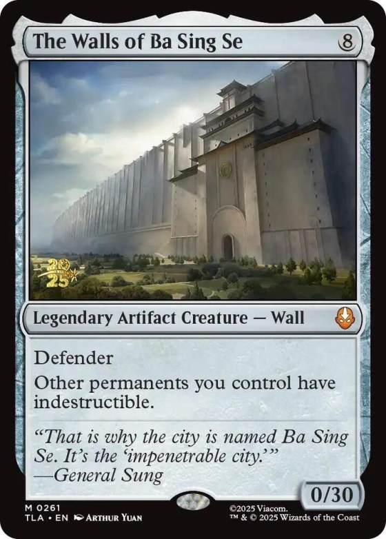 The Walls of Ba Sing Se - Foil The Walls Of Ba Sing Se