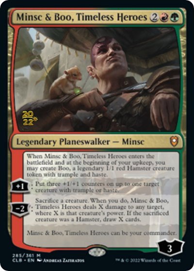 Minsc & Boo, Timeless Heroes - Foil Minsc Boo Timeless Heroes