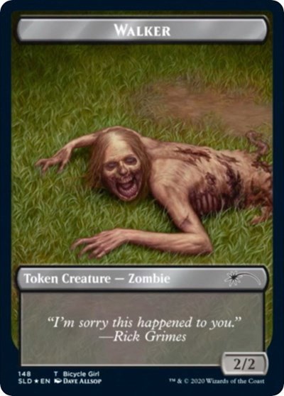 Walker (Bicycle Girl // Well Walker) Double-sided Token