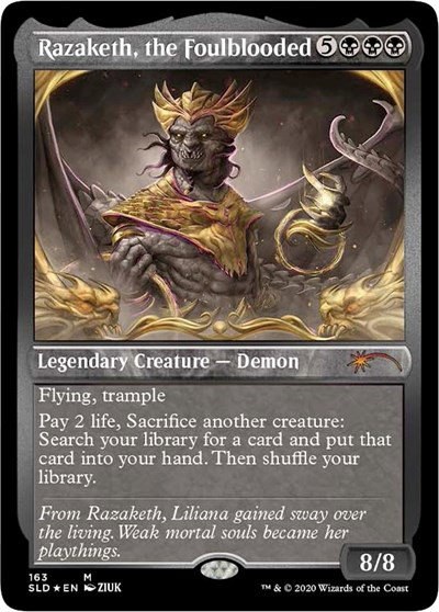 Razaketh, the Foulblooded - Foil Etched