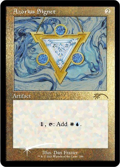 Azorius Signet - Foil Etched