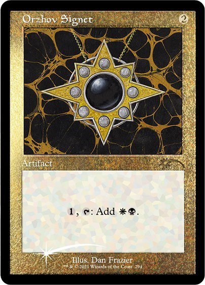 Orzhov Signet - Foil Etched