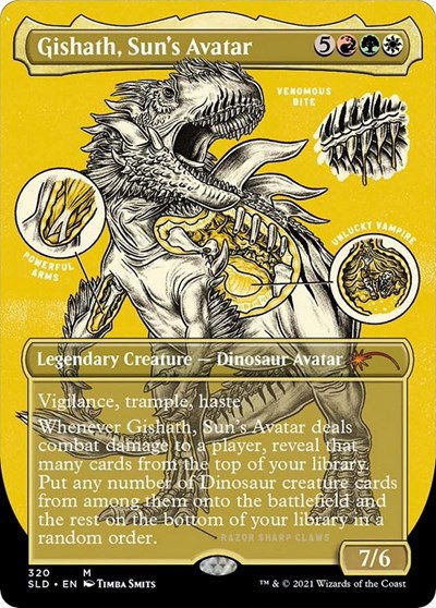 Gishath, Sun's Avatar - Foil Etched
