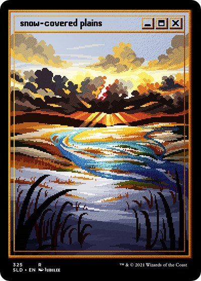 Snow-Covered Plains - Foil Etched