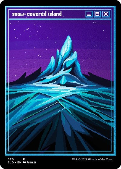 Snow-Covered Island - Foil Etched