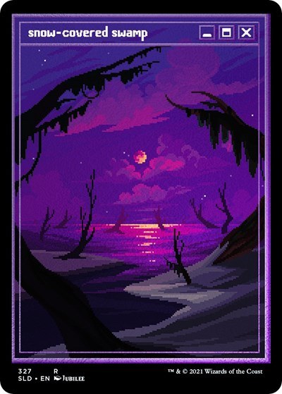 Snow-Covered Swamp - Foil Etched