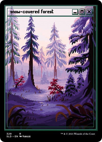Snow-Covered Forest - Foil