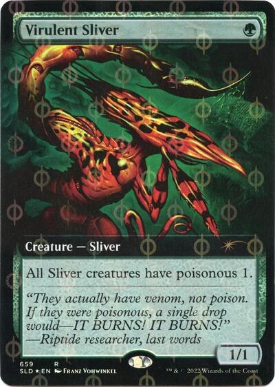 Virulent Sliver - Step And Compleat Foil