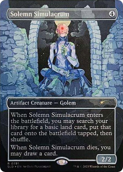 Solemn Simulacrum - Galaxy Foil