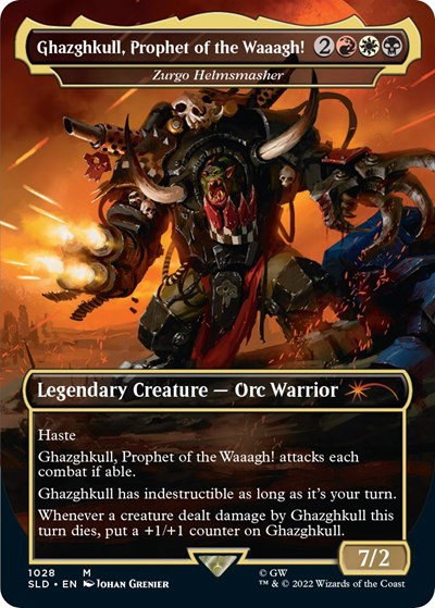 Ghazghkull, Prophet of the Waaagh! - Zurgo Helmsmasher - Foil