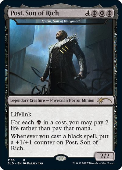 Post, Son of Rich - K'rrik, Son of Yawgmoth - Foil