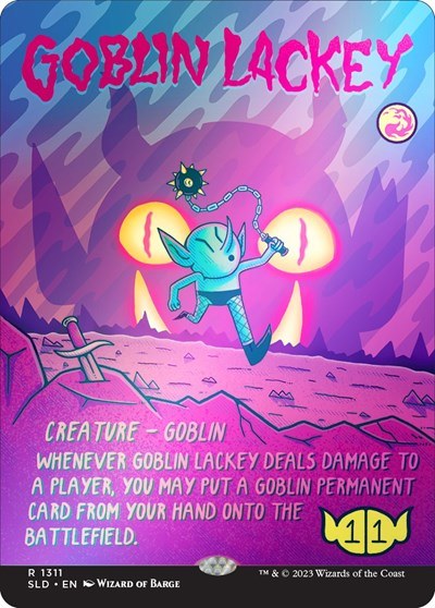 Goblin Lackey - Rainbow Foil