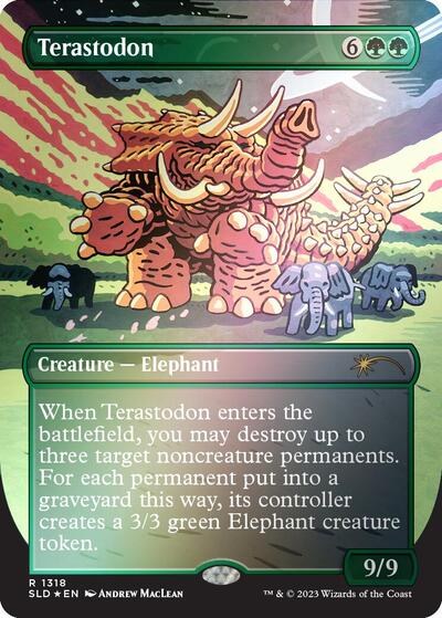 Terastodon - Rainbow Foil