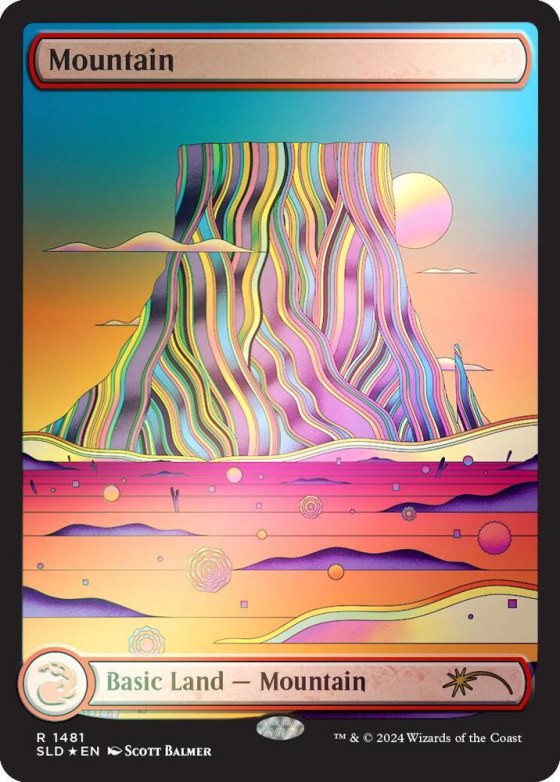 Mountain - Rainbow Foil