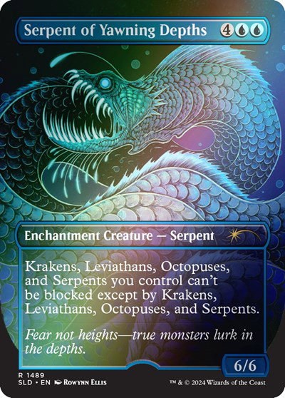 Serpent of Yawning Depths - Rainbow Foil
