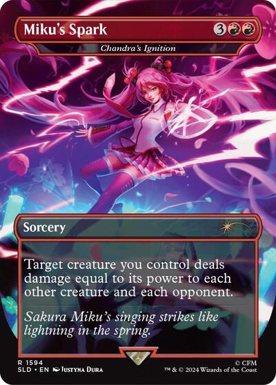 Miku's Spark - Chandra's Ignition - Rainbow Foil
