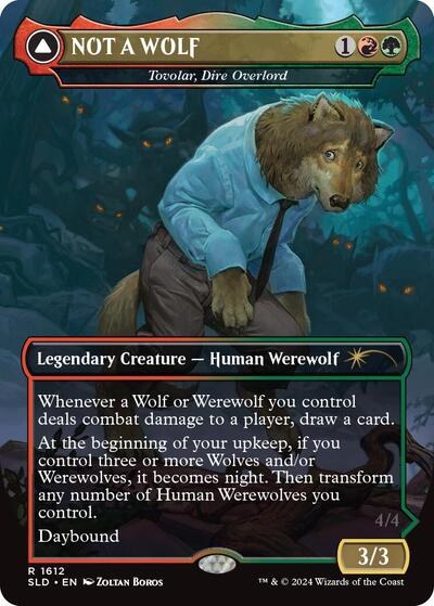 NOT A WOLF - Tovolar, Dire Overlord - Foil