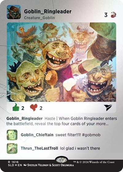 Goblin Ringleader - Rainbow Foil