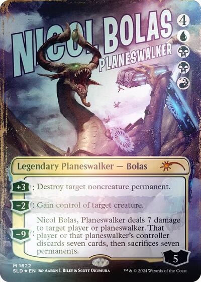 Nicol Bolas, Planeswalker - Rainbow Foil