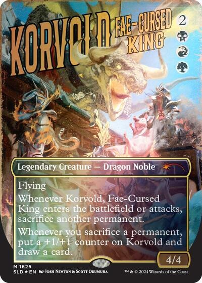Korvold, Fae-Cursed King - Rainbow Foil