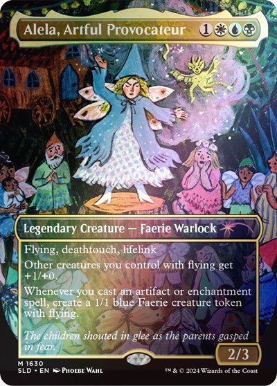 Alela, Artful Provocateur - Rainbow Foil