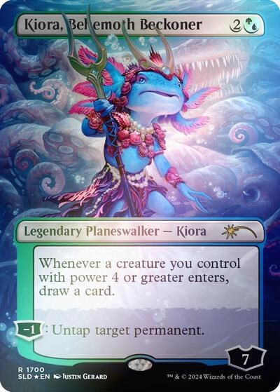 Kiora, Behemoth Beckoner - Rainbow Foil