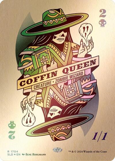 Coffin Queen - Rainbow Foil