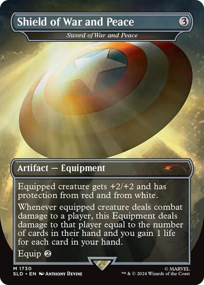 Shield of War and Peace - Sword of War and Peace - Rainbow Foil